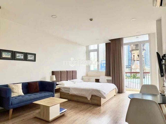 Cho Thuê Căn Hộ Studio Ban Công Xa Bếp_Trần Phú Quận 5