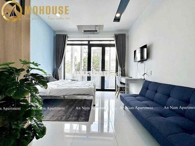 Căn Hộ Ban Công-Full nội thất ngay khu Phan Xích Long,Phú Nhuận,giápQ1