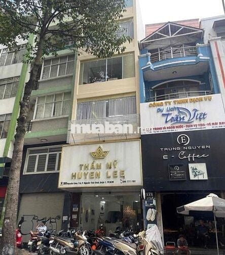 Cho thuê nhà MT Nguyễn Công Trứ Q1 – 5x12m, Trệt 5 Lầu TM, giá 65tr