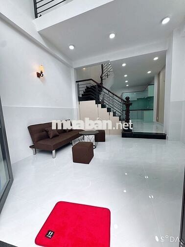 Bán nhà 5 tấm mới 100% hẻm 4m thông Trần Văn Ơn