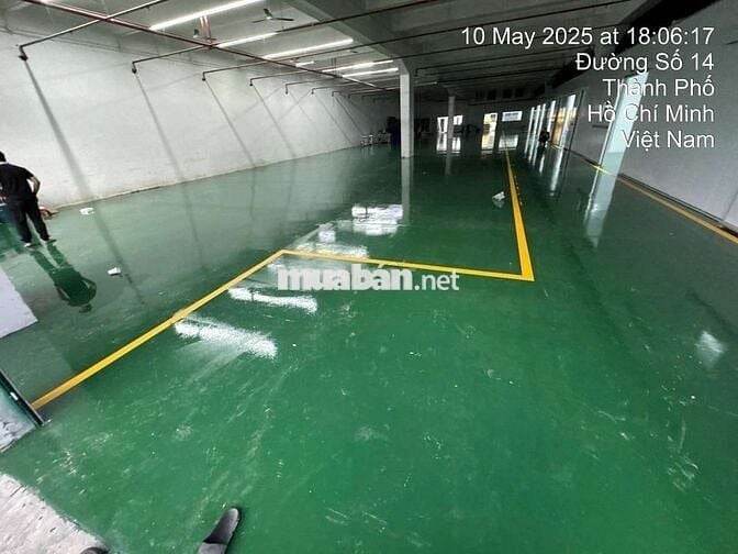 CHO THUÊ KHO XƯỞNG ĐẸP ĐÃ TRẢI NỀN EPOXY