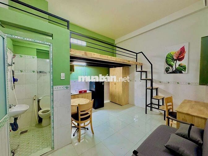 [Đúng giá - Đúng phòng] - Trọ gác rộng 30m² - Đủ tiện nghi sát Quận 1p
