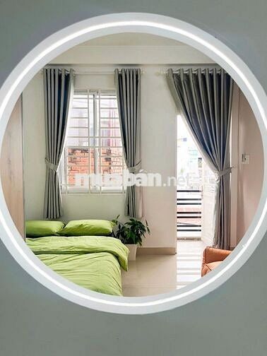 1PN_TÁCH BẾP_BAN CÔNG LỚN_NHÀ THANG MÁY_CHỖ ĐỂ XE RỘNG
