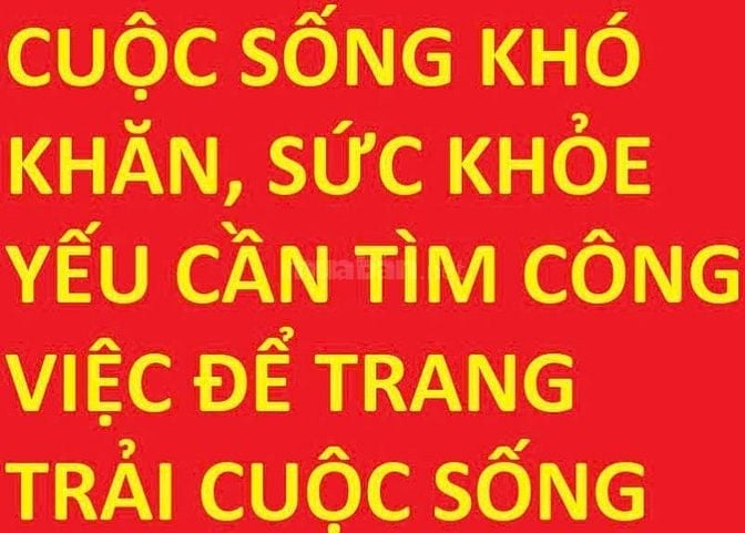 Em rất khó khăn mong muốn tìm 1 công việc để trang trải cuộc sống