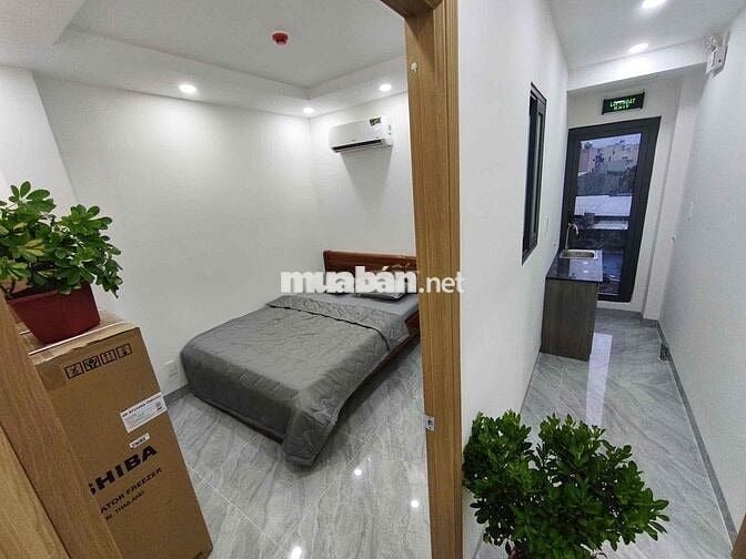 STUDIO FULL NỘI THẤT - TÁCH BẾP CỬA SỔ TRỜI - NHÀ MỚI