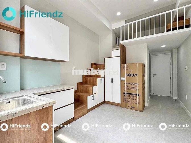 Căn Hộ Gác Bancol Máy Giặt Riêng Thang Máy New 100% Ngay ĐH Bách Khoa
