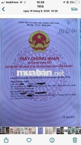 cần bán nhà gấp tại trung tâm quận 12 (chính chủ bán)