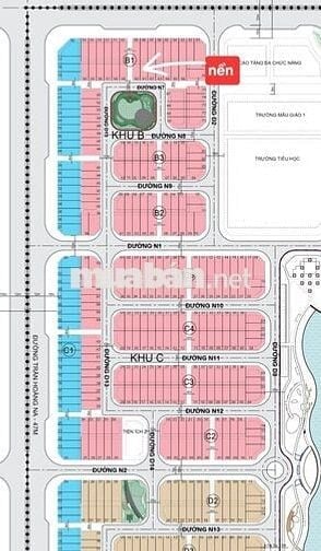Nền thổ cư đối diện công viên NAm long 2, Cái Răng