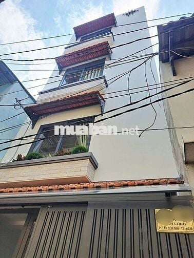 NHÀ ĐÚC 4 LẦUTẶNG NỘI THẤT 4X6 BÌNH LONG. P. TÂN SƠN NHÌ.QUẬN TÂN PHÚ.