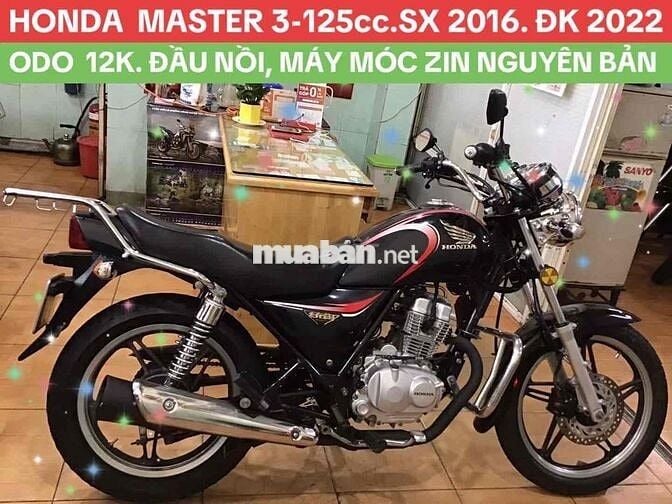 HONDA MASTER 3-125cc. SX 2016.ODO 12K.CỰC ĐẸP. ZIN