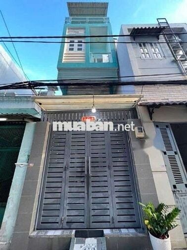 Nhà 1 Trệt 3 Lầu 4PN Hẻm Đường Số Phường Tân Quy Quận 7