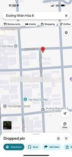 CẦN BÁN NHANH LÔ NHÂN HÒA 8 - SÁT GÓC - GẦN TRƯỜNG HỌC