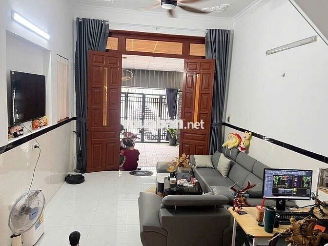 NHÀ Ở NGAY 103M2 ( 5.5 x18.7 ), HẺM OTO, TRỆT LẦU, THUẬN AN, 3 ĐỒNG TL
