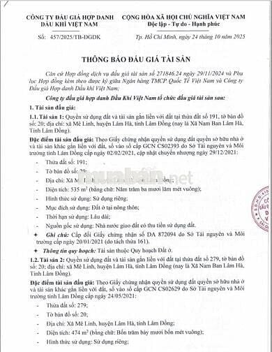 BĐS xã Mê Linh, huyện Lâm Hà, Lâm Đồng (Xã Nam Ban Lâm Hà, Lâm Đồng)