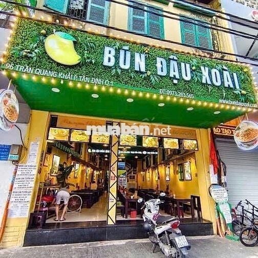 CHO THUÊ NHÀ MẶT TIỀN NGANG 6M TRUNG TÂM QUẬN 1-ĐƯỜNG TRẦN QUANG KHẢI