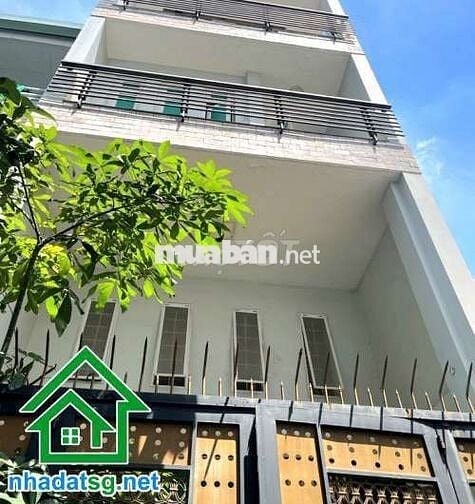 HẺM 3,5M – PHƯỜNG 6, TÂN BÌNH – DT 75M² (4,3x17) – 4 TẦNG – 5PN, 5WC