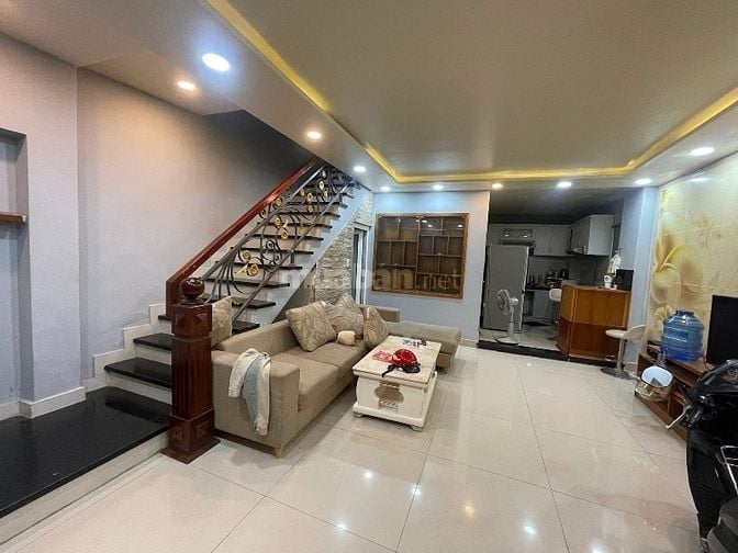 Nhà hẻm xe hơi DT5x10m,2 tầng sát Nguyễn Hữu Thọ.lh chú Chỉn0931432374