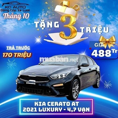 Kia Cerato 2021 1.6 AT LUXURY - 47000 km
