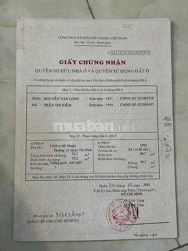 Nhà Bán 29/11/6 Đỗ Nhuận, P. Sơn Kỳ, ngay Aeon Tân Phú