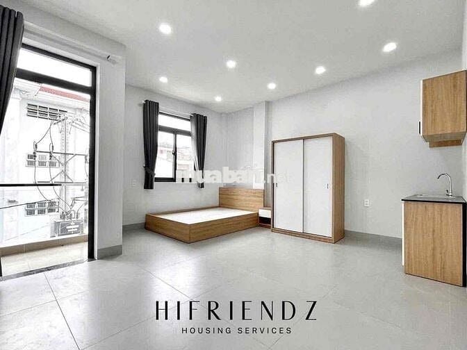 CĂN HỘ 1PN TÁCH BẾP BANCOL RỘNG_NEW100_FULL NT NGAY ĐS7_VÀNH ĐAI TRONG
