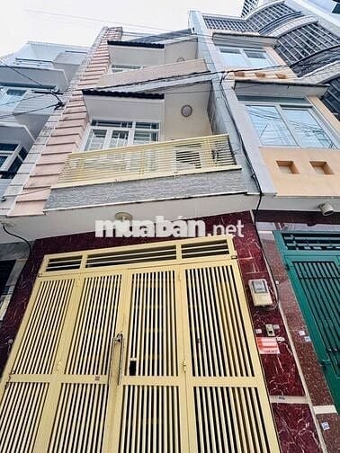 Nhà 45m2, 4 tầng 4PN, hẻm xe hơi, Phan Đăng Lưu Phú Nhuận, dọn ở ngay
