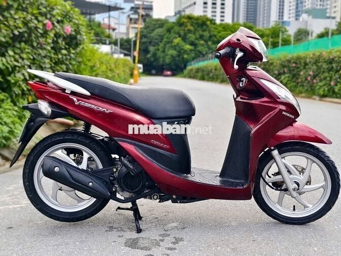 Xe máy Honda Vision 2014 màu đỏ