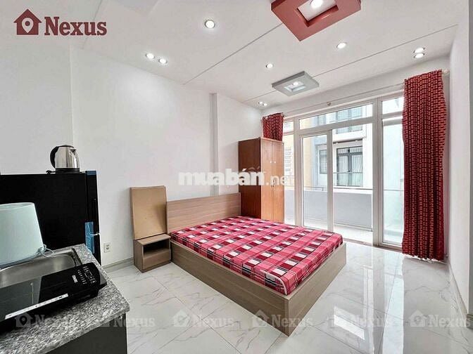 STUDIO BAN CÔNG, MÁY GIẶT RIÊNG FULL NỘI THẤT GẦN CẦU CHỮ Y