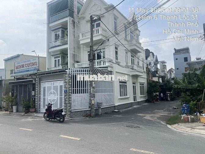 NHÀ GÓC 2 MẶT TIỀN TL31. TRỆT 2 LẦU 3PN 4WC. SÂN XE HƠI