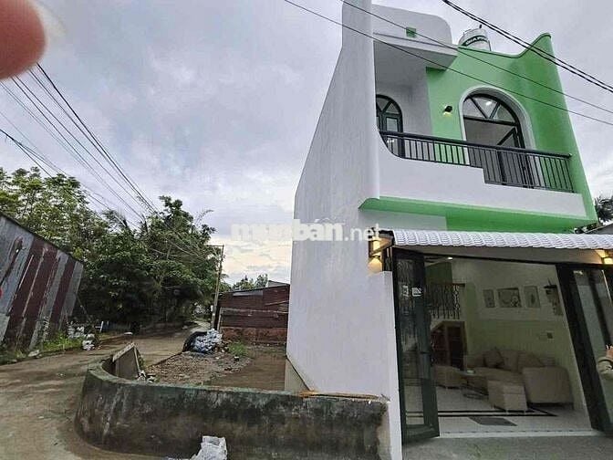 Nhà trệt lầu mới full nội thất 1tỷ980