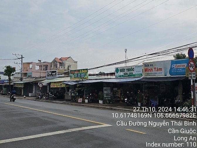 Mặt Bằng Kinh Doanh đối diện CV Nguyễn Thái Bình Cần Giuộc Long An