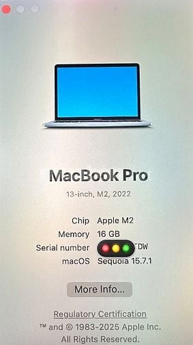 BÁN MACBOOK PRO M2/RAM 16GB/SSD 512GB TẶNG MAGIC MOUSE & BAO DA 23TR
