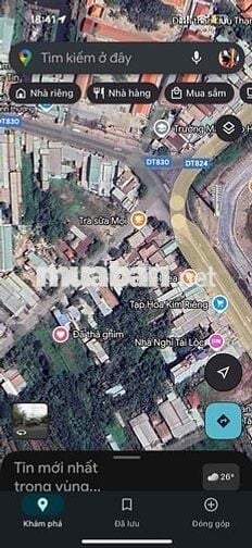 💥 Bán gấp Lô đất thổ cư Mặt tiền Tỉnh Lộ 824- Đức Hoà gần ngã tư DT824
