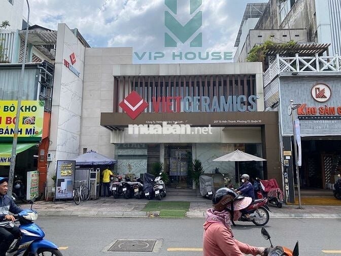 🏢 Cho thuê nhà mặt tiền Tô Hiến Thành Q.10 ngay Vạn Hạnh Mall 12x40
