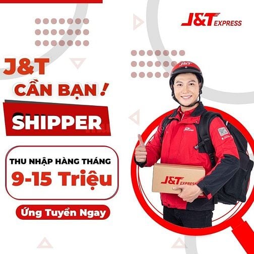 J&T EXPRESS TUYỂN DỤNG SHIPPER