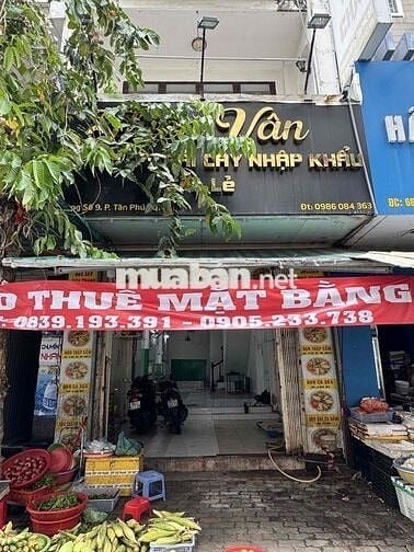 CHO THUÊ NHÀ MẶT TIỀN CHỢ TÂN MỸ