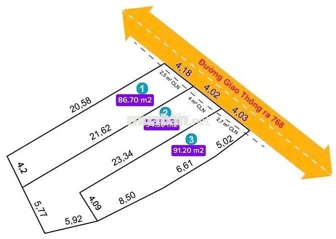 đất sổ riêng thổ cư ngay phường Tân Triều, hỗ trợ vay vốn ngân hàng