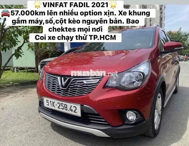 VinFast Fadil 2021 1.4 AT - 57000 km