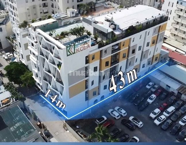 TÒA NHÀ CHDV CAO CẤP GÓC 2MT ĐƯỜNG 65M: 320 NGUYỄN VĂN LINH, Q7 46×16M