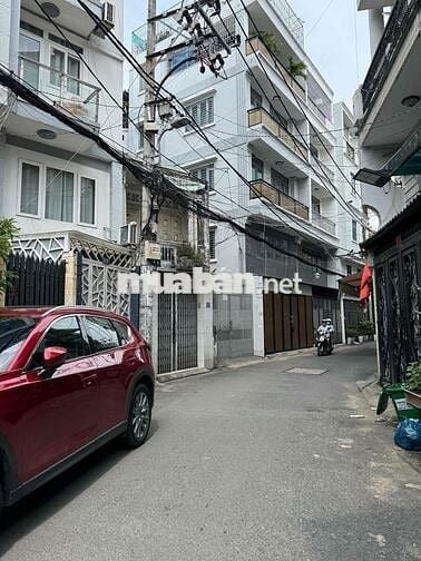 NHÀ 4 TẦNG 3 MẶT HẺM . NGANG 6M. GẦN CHỢ CÂY QUÉO. HXH THÔNG. NHỈNH 8T