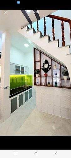 Bán nhà DT 8x8m, 1 lầu đúc, Nguyễn Văn Bứa, cách ngã tư Hóc Môn QL22 