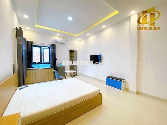 Trống sẵn phòng 35m2 Full nội thất Thang máy ngay Văn Lang Bình Thạnh