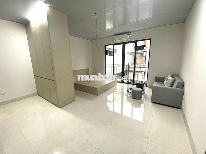 CHO THUÊ STUDIO,1N1K,  NỘI THẤT CƠ BẢN BAN CÔNG NGAY TẠI TRẦN DUY HƯNG