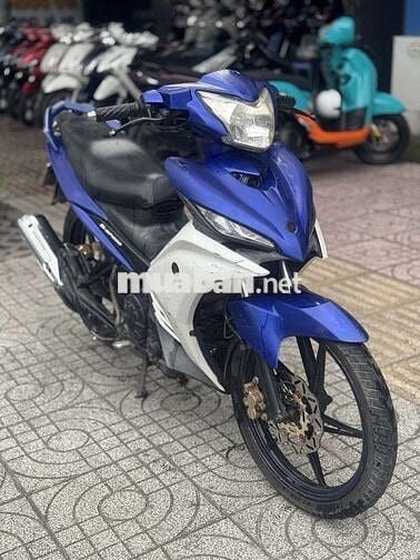 Xe máy Yamaha Exciter 135 màu xanh trắng