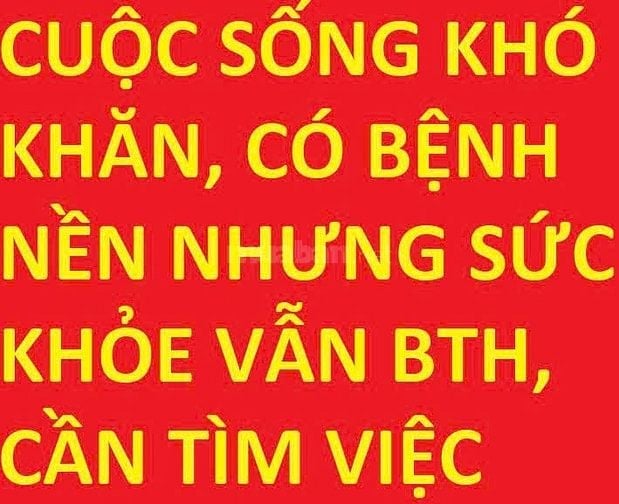 Em rất khó khăn mong muốn tìm 1 công việc để trang trải cuộc sống