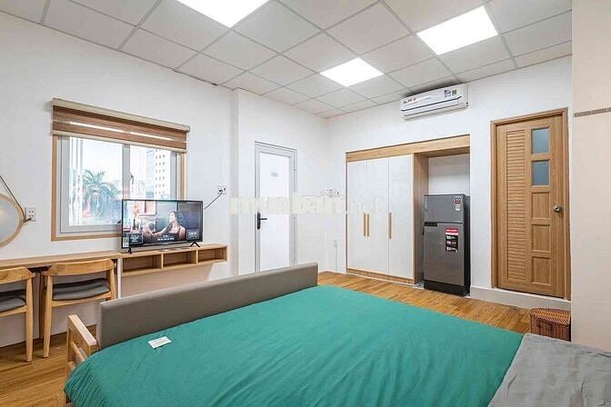 Phòng Studio Cửa sổ thoáng, Full nội thất, ngay Phan Đăng Lưu