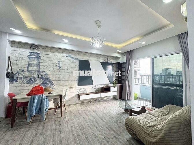 CHUNG CƯ SOHO RIVERVIEW 2PN 2WC 1PK, BAN CÔNG, FULL NỘI THẤT TẠI XVNT