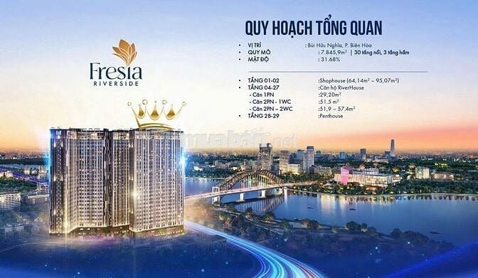 Căn Hộ Fresia Riverside View Sông, Sát Aeon Mall Chỉ 400tr Nhận Nhà