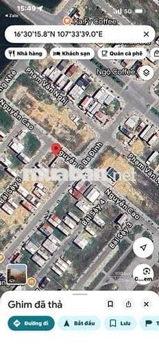 📢 💥 Lô đất 70m2 mặt tiền Nguyễn Cao, Hương Sơ ngay ngã tư Ba Đình