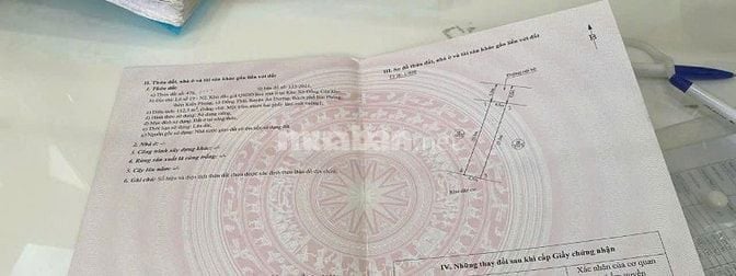 Cần bán lô đất trong khu đấu giá Kiến phong, Đồng Thái, An Dương,hp