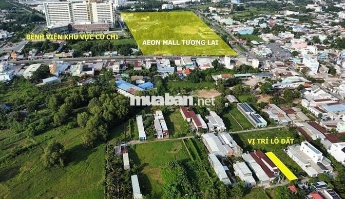 HÀNG HIẾM CUỐI NĂM, LÔ ĐẤT 192M2 SIÊU ĐẸP NGAY BỆNHVIỆN ĐA KHOA CỦ CHI